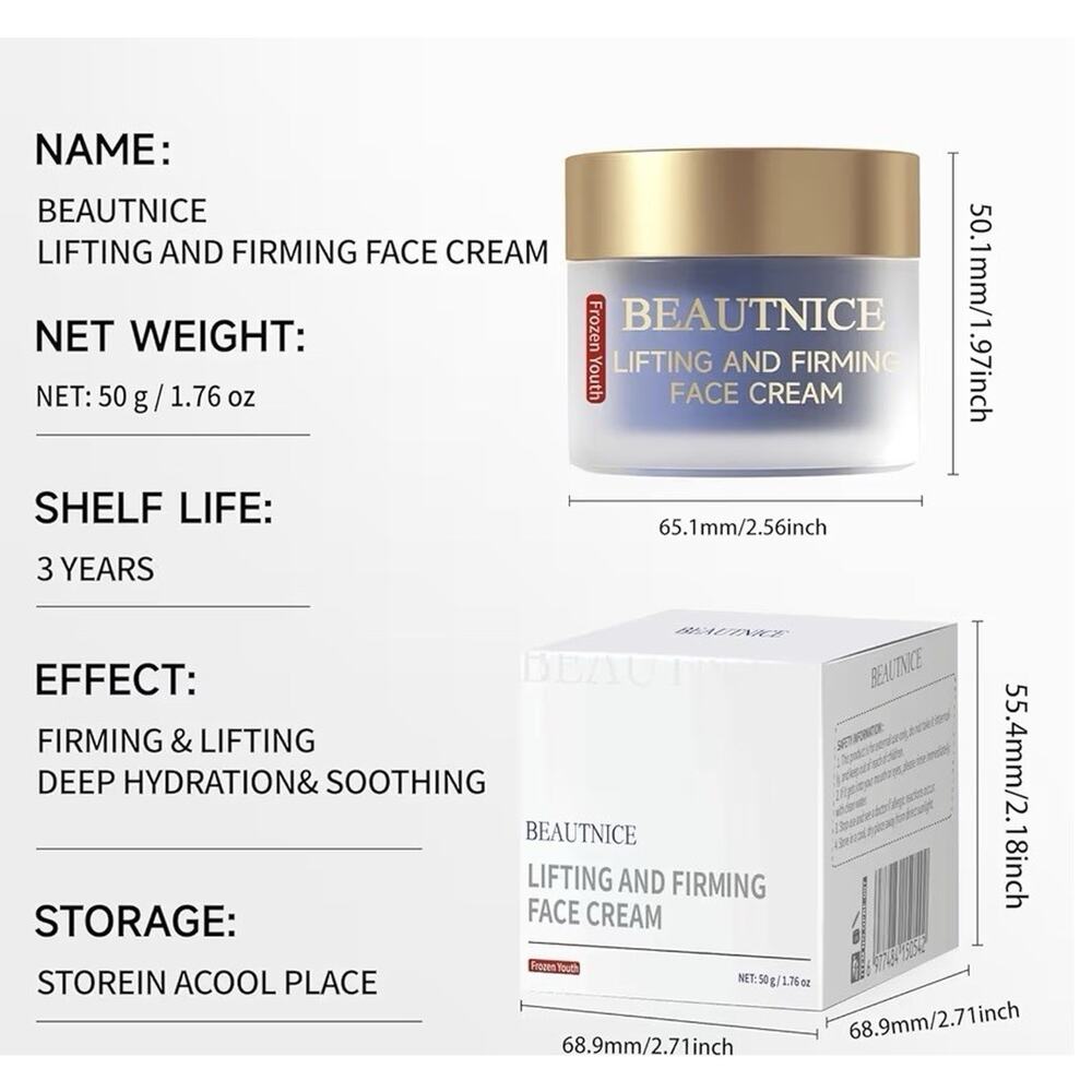 Beautnice Face Cream.Anti-Aging Face Moisturizer,Lifting And Firming Neck cream